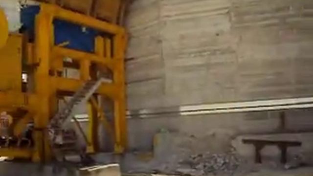 PE jaw crusher install site