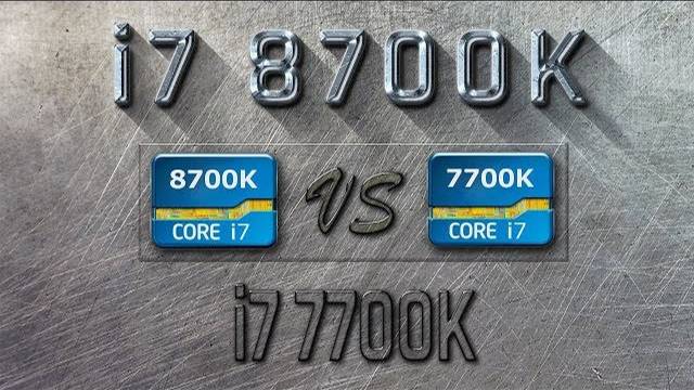 i7 8700K vs i7 7700K Benchmarks | Gaming Tests Review & Comparison