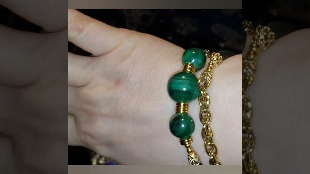 Redid Aventurine Beads And Blue Agate Beads - переделала авантюриновые бусы и синие агатовые.