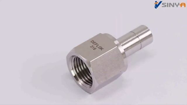 DEFLOK 316 Stainless Steel Compression Fittings Female NPT Instrumentation Fittings Female Adapter