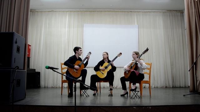 Ж.Бизе Увертюра к опере "Кармен",  исполняет Карабешкина Э.А., Шепелева В., Санжаков Р.