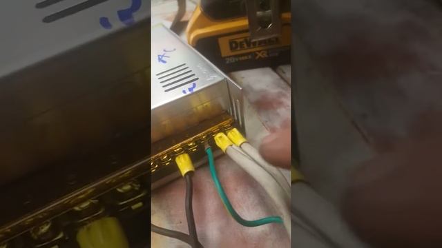 18 volt battery pack converted to accept 120 volt AC power (1234asdf1)r