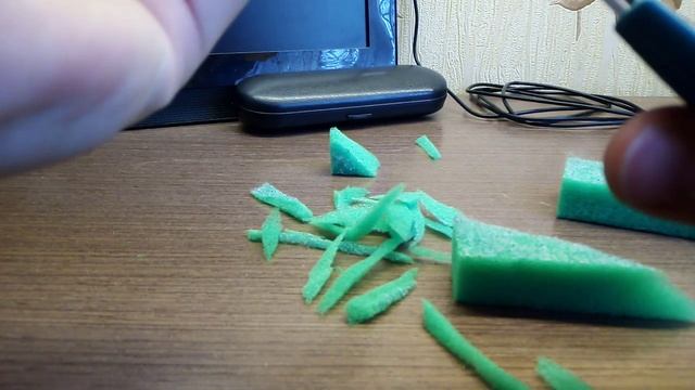 Поролоновая приманка своими руками.