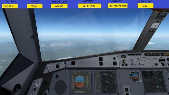 A330-200  PHUKET TO Kuala Lumpur