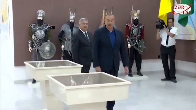 В Агсу состоялось открытие Центра юных умельцев и Музея государственных символов