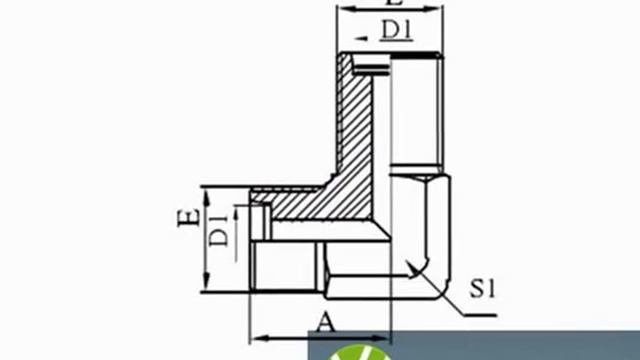 90 Degree Elbow Jic Male Flared Hydraulic206