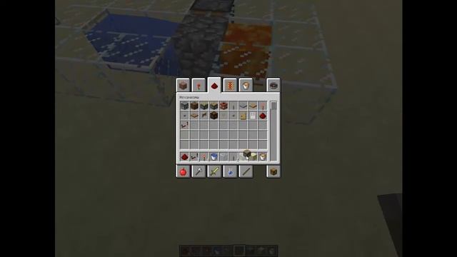 Minecraft механизмы : Генератор булыжника . (2)