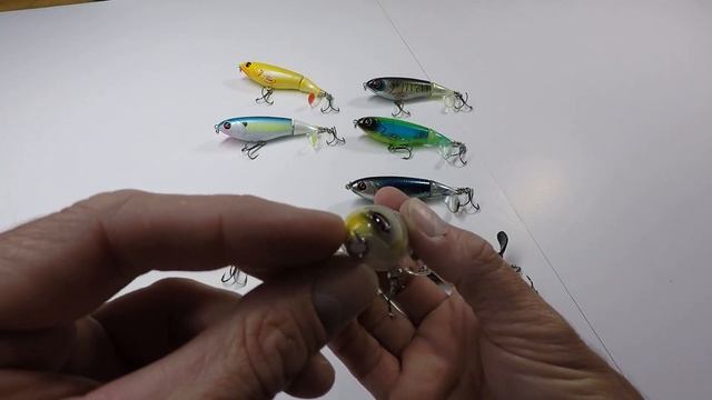 Backwater Whopper Plopper Prop Minnow 105 Top Water Lure  (4 1/8" X 1/2 oz)