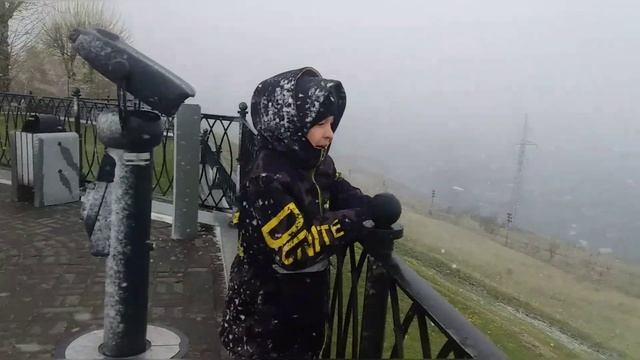 19 мая снег метель в Красноярске
