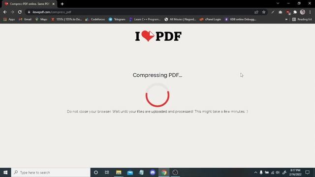 Compress PDF files , Reduce file size while optimizing for maximal PDF quality.