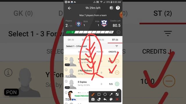 RS-B vs PON dream11 Team |Football Match LaLiga2 Full Predction GL Team #dream11fantastic