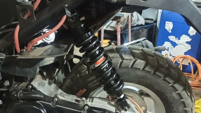 Задний амортизатор от Питбайка для Yamaha BWS 100