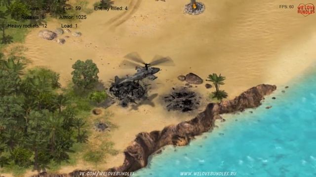 Alligator Strike - Demo Gameplay | Alpha 25/04/2015 | Desert Strike Like Game on Helicopter