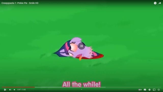 Creepypasta 1  Pinkie Pie   Smile HD   YouTube   Opera 2024 03 10 18 20 18