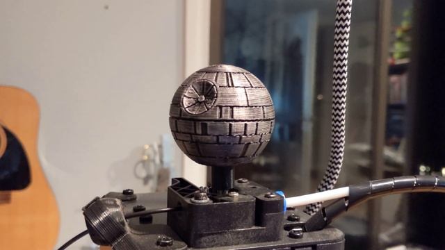 Death Star filament feeder spinner monoprice mp select mini 3d printer