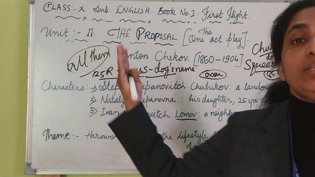 Class X English Unit 11 THE PROPOSAL Part 5