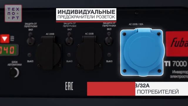 FUBAG TI7000 A ES - Электростанция инверторная цифровая