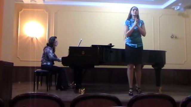 Weber Viktoria, 2 Jahr, Konserwatorium Rakhmaninow. Händel Aria di Alcina aus der Opera Alcina