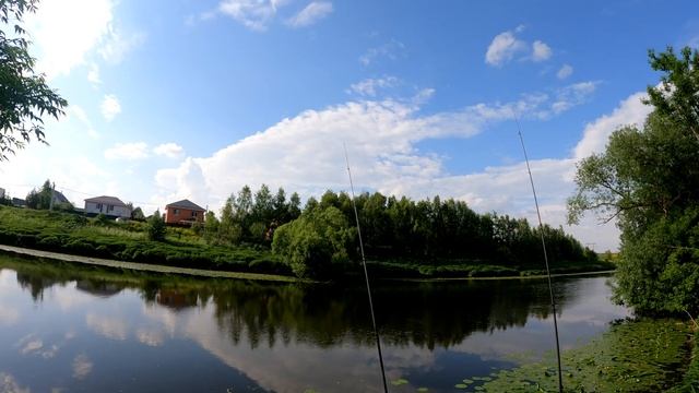 Рыбалка на речке Пахра