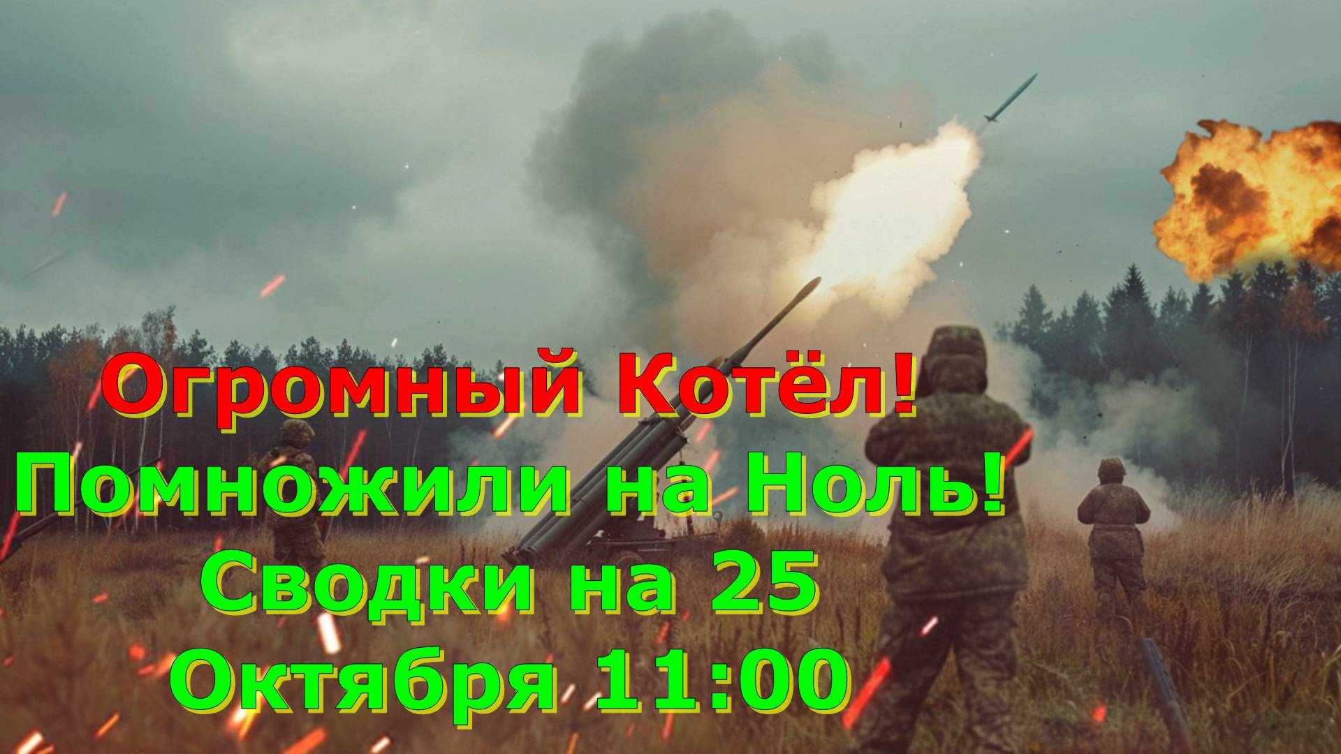 Огромный Котёл! Помножили на Ноль! Сводки на 25 Октября 11:00