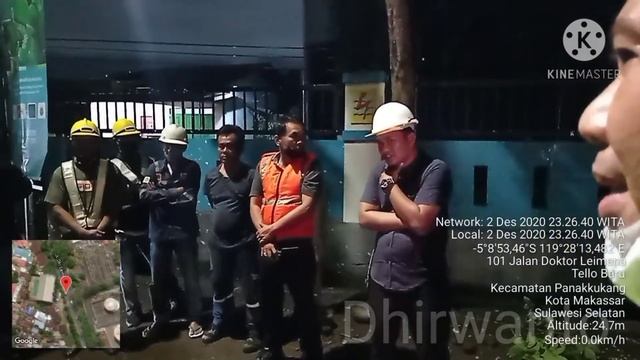 Armada multiaxle mengangkut cargo kedua Generator menuju takalar