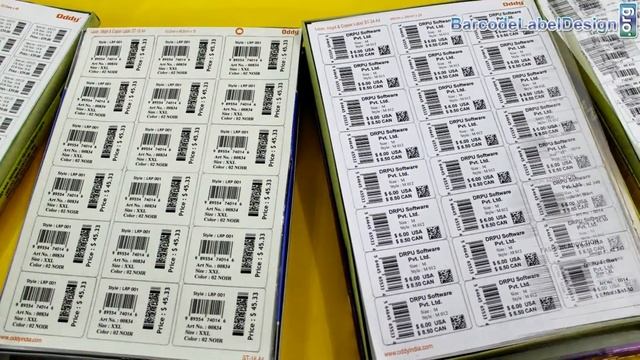 Use DRPU Barcode Generator Software to print barcode labels