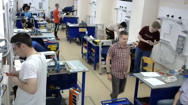 Демонстрационный экзамен по компетенции "Электромонтаж" НПК им. Руднева А.П. 16.06.2022