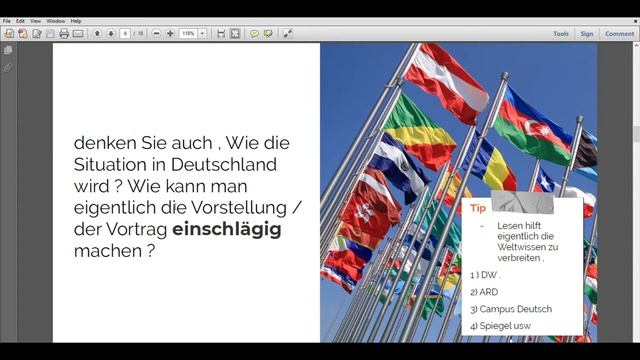 Die Digitalisierung | B1 - Sprechen | der Vortrag - einige Analyse und Tipps .