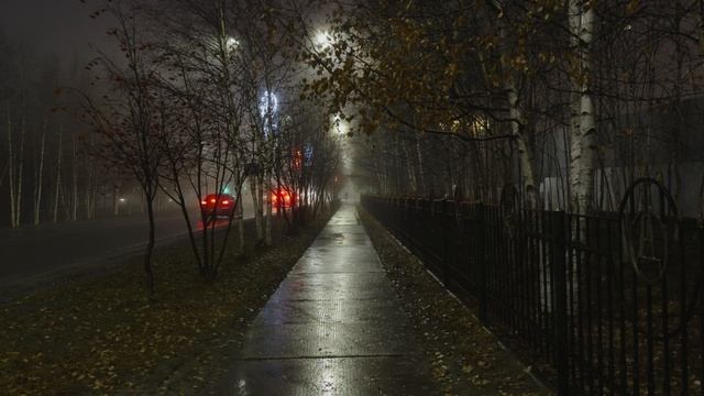 Туман. Когалым. 25 октября 2024.