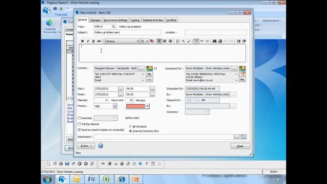 Opera 3 CRM webinar