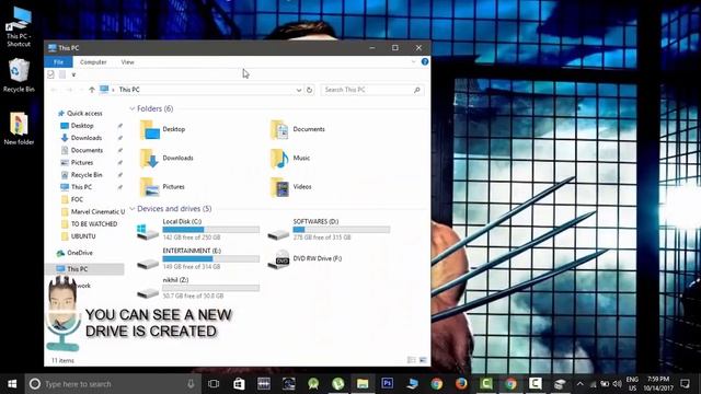 Create And Delete Partitions On Windows 10 without External Tools