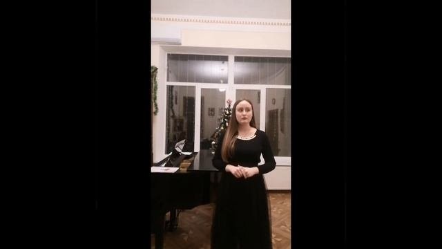 Илларионова Анна - студентка 4 курса ХНУИ им.И.П.Котляревского. Экзамен по классу конц-кам.пения