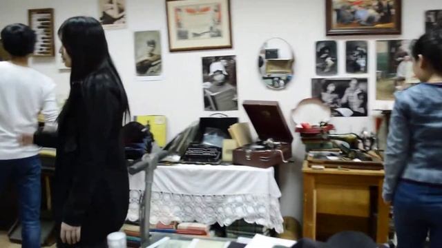 Абитуриенты из Китая в Музее экономики и быта МГПУ. 9.04.2015