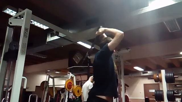 16 11 2019 французский жим из за головы канат 1