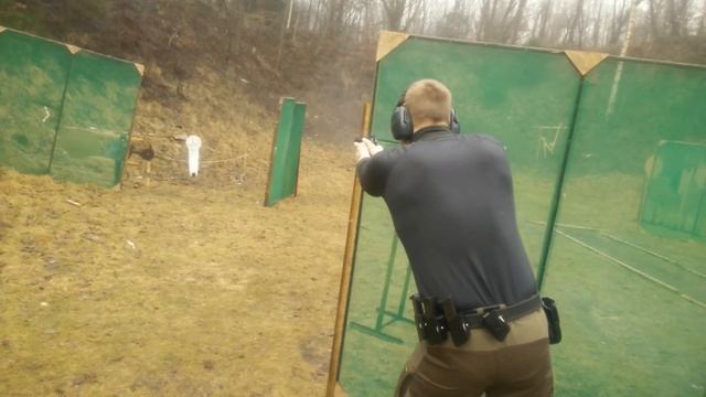 Dall IPSC Open 1 stage 2 popper reshoot