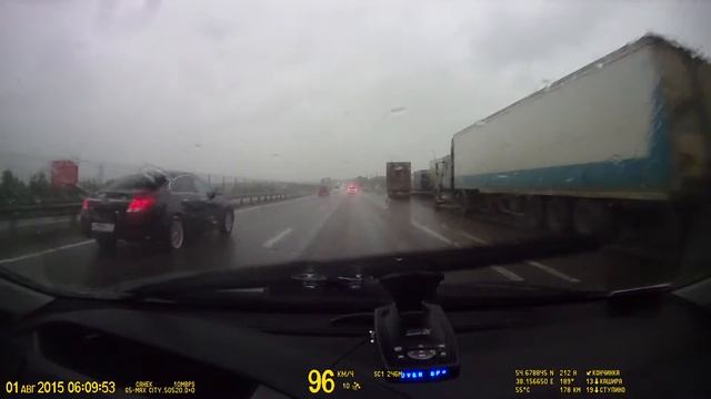 Escort-9500 и кордон в спину 0 метров(Кончинка)