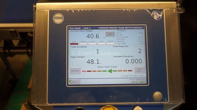 Loma CW3 1500 Checkweigher Demonstration