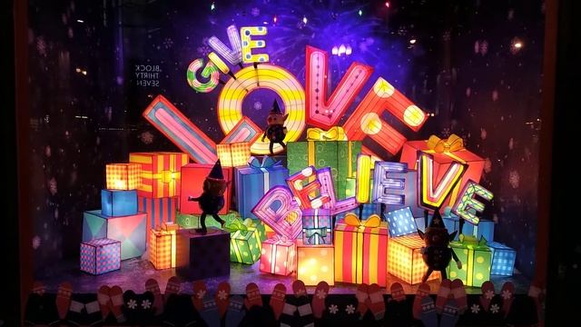 2020 Chicago Macy's Holiday Windows