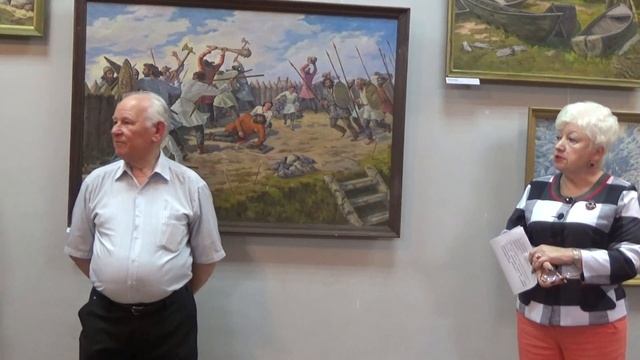 Открытие выставки Чернеги В.М. 10 июня 2017