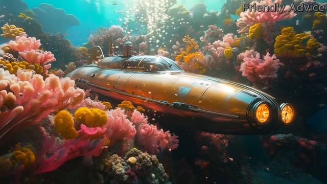 Retrofuturistic Undersea Exploration from the 1950s ｜ Panavision 50 ｜ AI Short End ｜ Sci-Fi