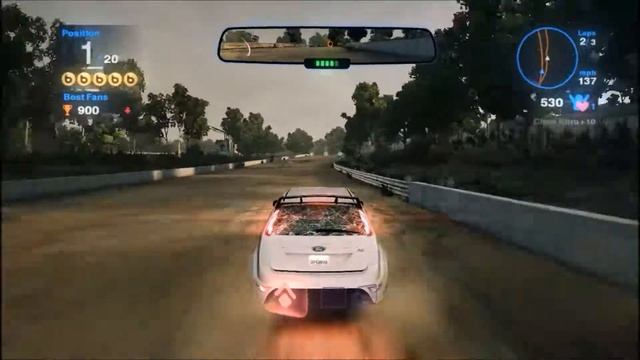Blur Barcelona Oval Race Gameplay HD
