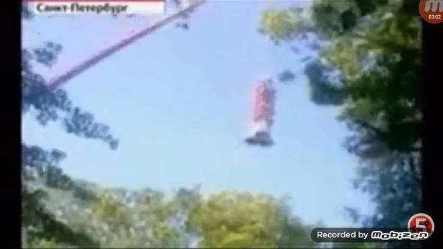 10 аттракционов которые упали люди снятые на камеру