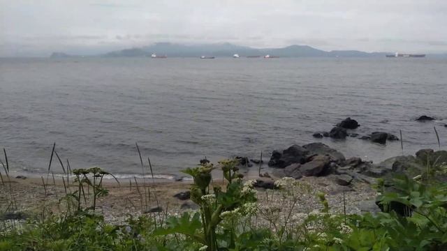 Спуск на пляж детства по верёвке