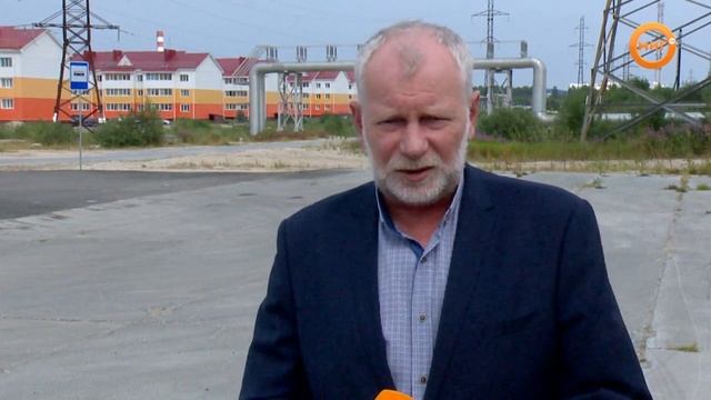 Временная остановка на площадке возле Парогазовой элетростанции в Ноябрьске