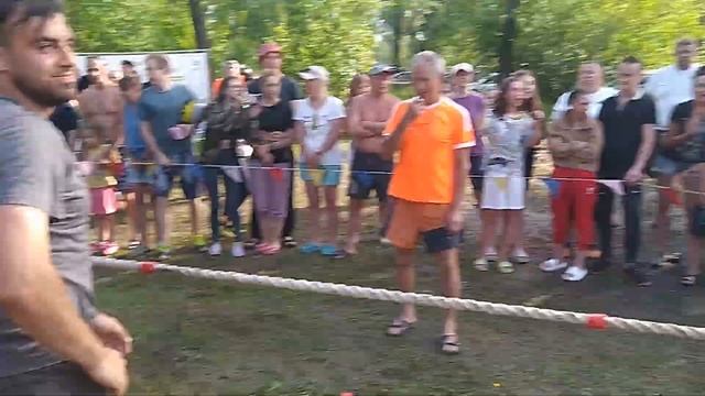 2023.07.08 Перетягивание каната. Тур.слёт Евраз ЗСМК. с. Боровково. Кузбасс. Evraz.