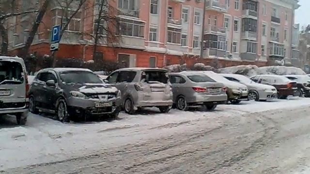 Метель.Барнаул. 26 января 2017