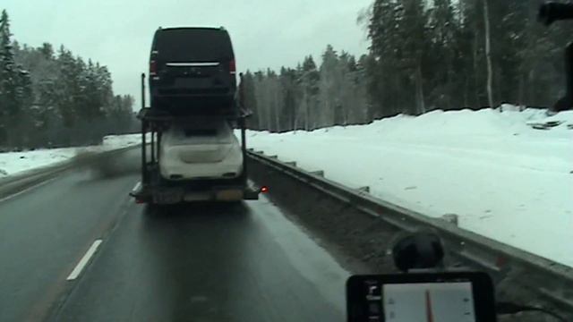 22 Декабря. Москва. А-107. МКАД. Поедем поглядим.