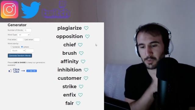 PLAGIARIZE - 10 Word Challenge #2 - iKaanic - Random Word Generator Freestyle