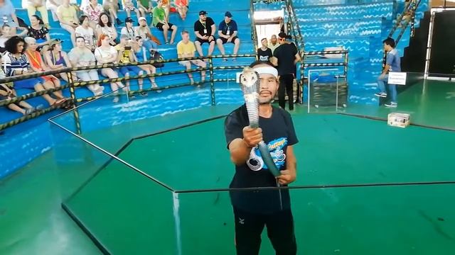 Змеиная ферма в Паттайе.  Шоу.