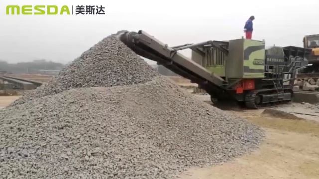 Concrete Recycling, Reciclaje de concreto, Переработка бетона | Mobile Crusher - Mesda